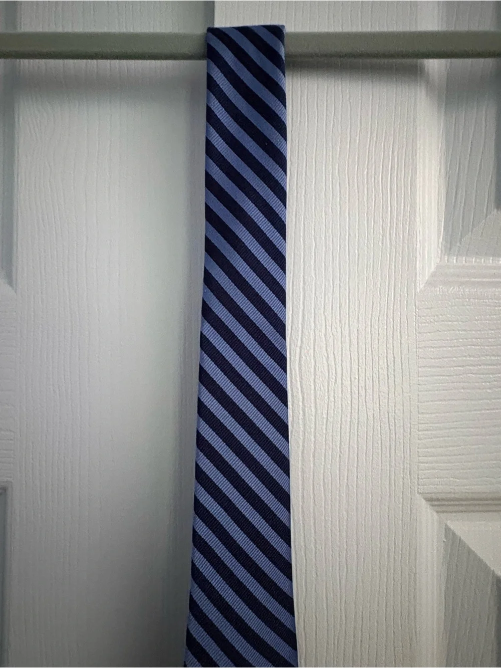 Brooks Brothers Classic Light Blue & Navy Striped Men's Tie